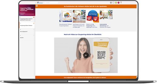 Voltaren Couponing-Kampagne auf apothekia